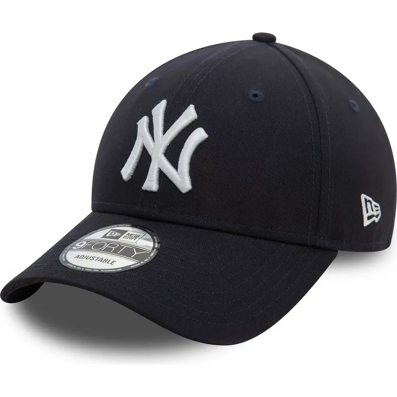 marineblaue-verstellbare-curved-cap-9forty-side-patch-der-new-york-yankees-mlb-von-new-era