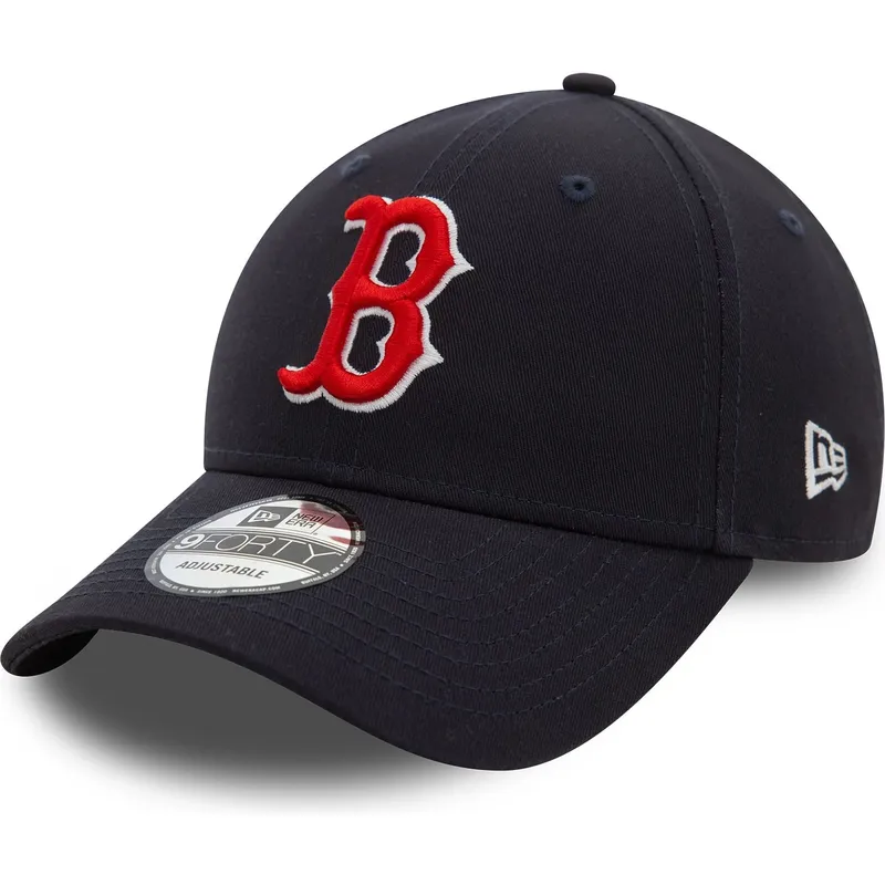 cepur-izliekta-tumsi-zils-regulejams-9forty-side-patch-no-boston-red-sox-mlb-no-new-era