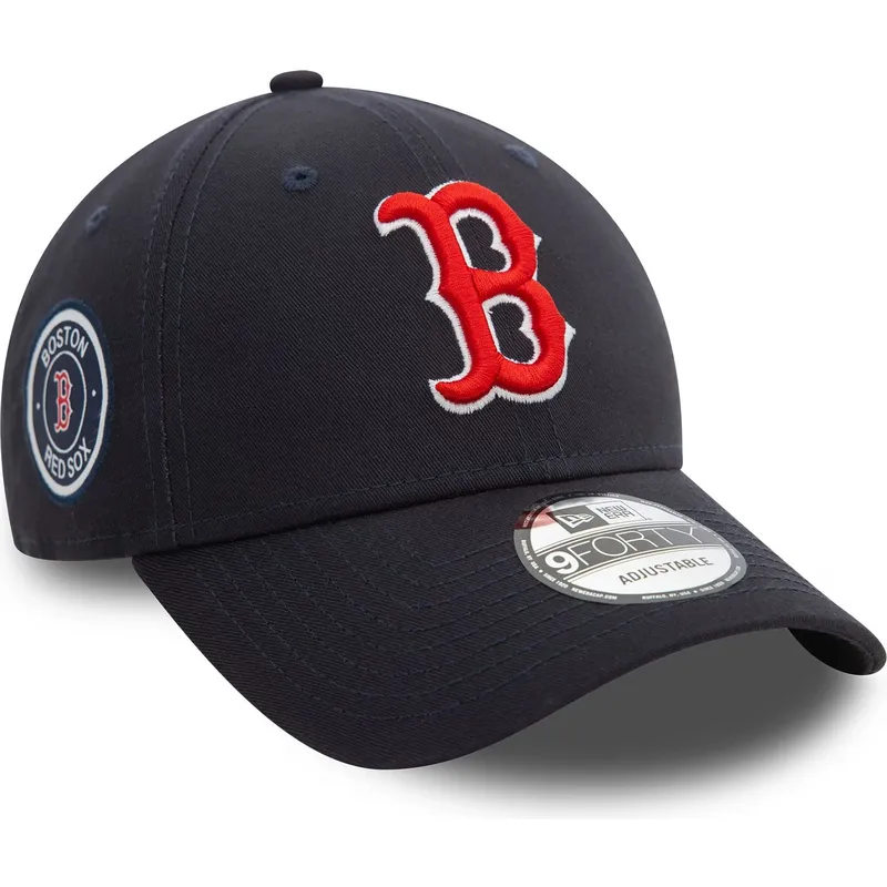 cepur-izliekta-tumsi-zils-regulejams-9forty-side-patch-no-boston-red-sox-mlb-no-new-era