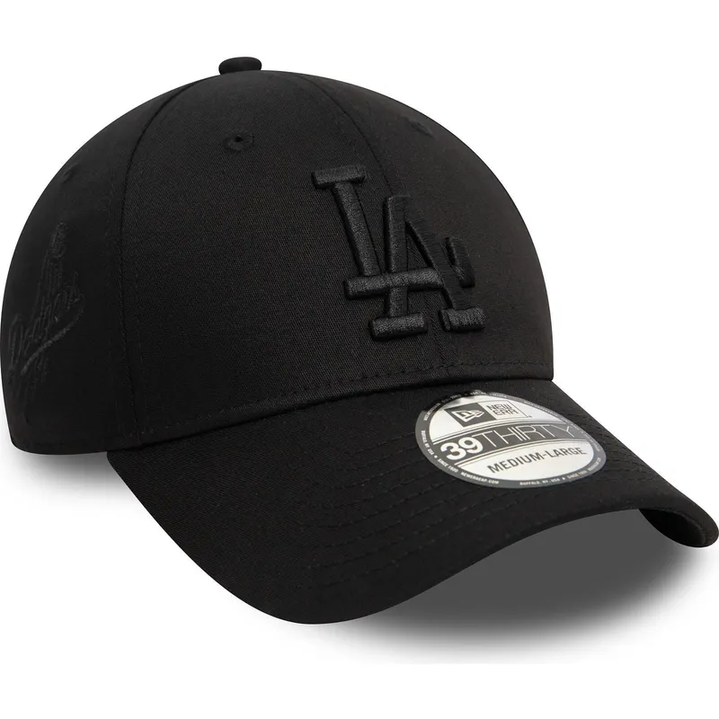 cepur-izliekta-melns-pieguloss-39thirty-monochrome-no-los-angeles-dodgers-mlb-no-new-era