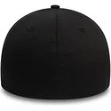 schwarze-anpassbare-gebogene-kappe-mit-schwarzem-logo-39thirty-monochrome-der-los-angeles-dodgers-mlb-von-new-era