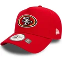 rote-gebogene-snapback-kappe-9forty-e-frame-der-san-francisco-giants-mlb-von-new-era