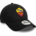 cepur-izliekta-melns-regulejams-9forty-core-no-associazione-sportiva-roma-serie-a-no-new-era