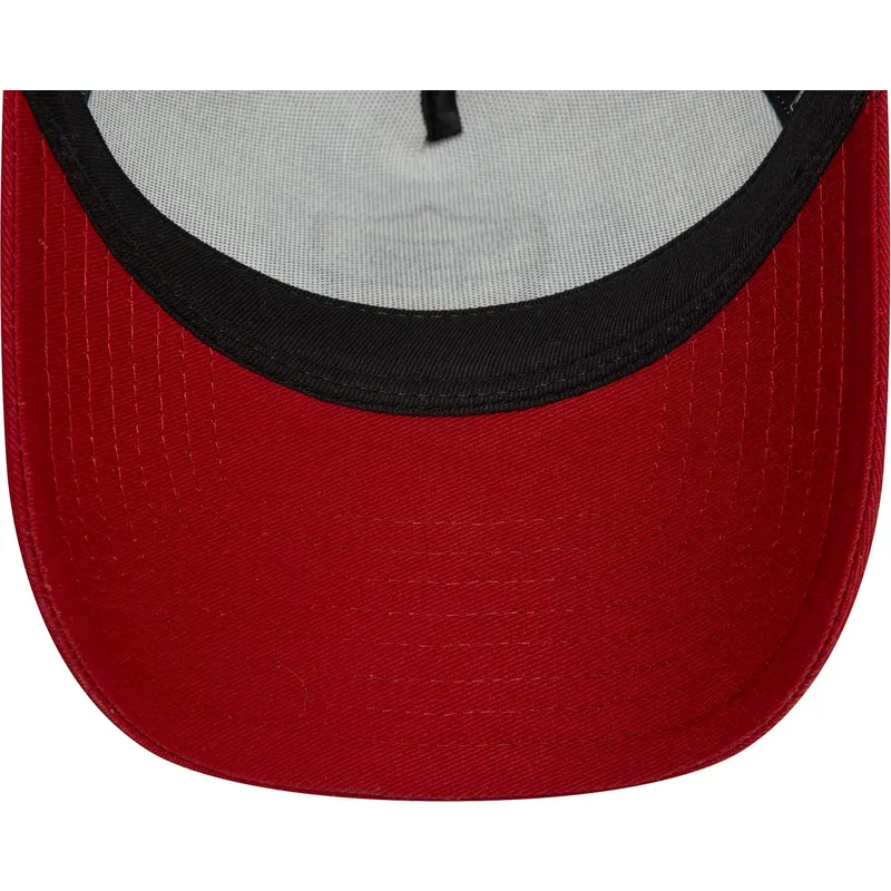 gorra-trucker-blanca-negra-y-roja-9forty-e-frame-core-de-associazione-sportiva-roma-serie-a-de-new-era