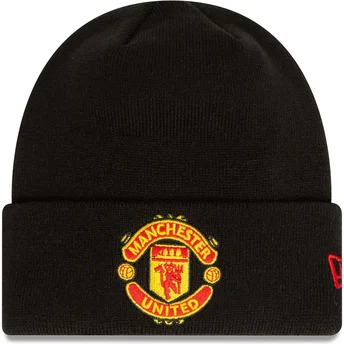 Cepur melns Core Cuff no Manchester United Football Club Premier League no New Era