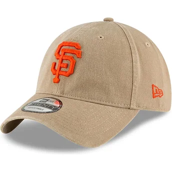 Cap izliekta beige adjustable strap 9TWENTY Core Classic no San Francisco Giants MLB no New Era