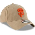 new-era-curved-brim-9twenty-core-classic-san-francisco-giants-mlb-beige-adjustable-cap