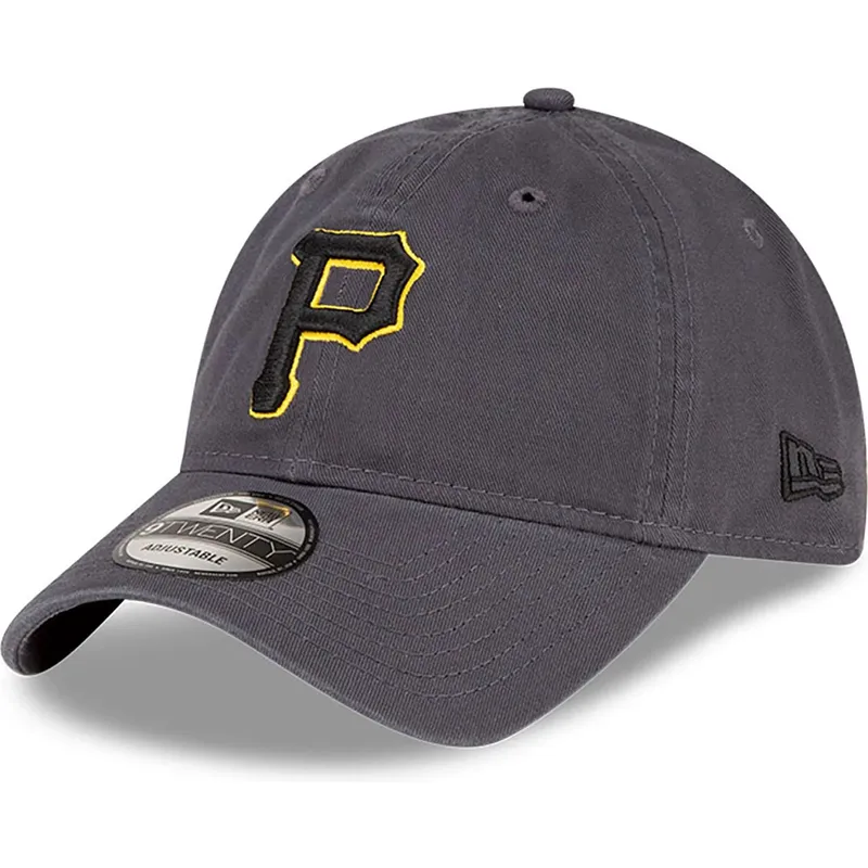 cap-izliekta-gray-adjustable-strap-9twenty-core-classic-no-pittsburgh-pirates-mlb-no-new-era