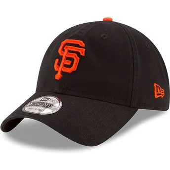 Czarna zakrzywiona regulowana czapka 9TWENTY Core Classic San Francisco Giants MLB od New Era