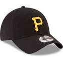 cepur-izliekta-melns-regulejama-lente-9twenty-core-classic-no-pittsburgh-pirates-mlb-no-new-era