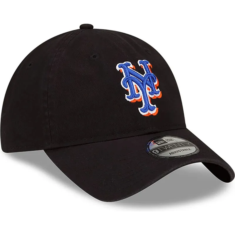 czarna-regulowana-czapka-z-zakrzywionym-daszkiem-9twenty-core-classic-new-york-mets-mlb-new-era