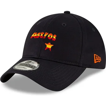 Marinblå böjd keps justerbar 9TWENTY Core Classic från Houston Astros MLB av New Era