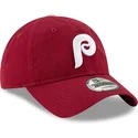 cap-izliekta-red-adjustable-strap-9twenty-core-classic-no-philadelphia-phillies-mlb-no-new-era