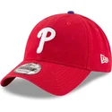 verstellbare-rote-9twenty-core-classic-kappe-mit-gebogenem-schirm-der-philadelphia-phillies-mlb-von-new-era