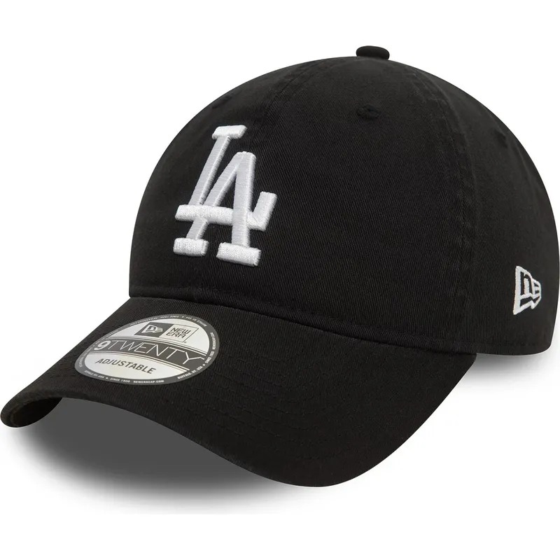 cap-izliekta-black-adjustable-strap-9twenty-washed-no-los-angeles-dodgers-mlb-no-new-era
