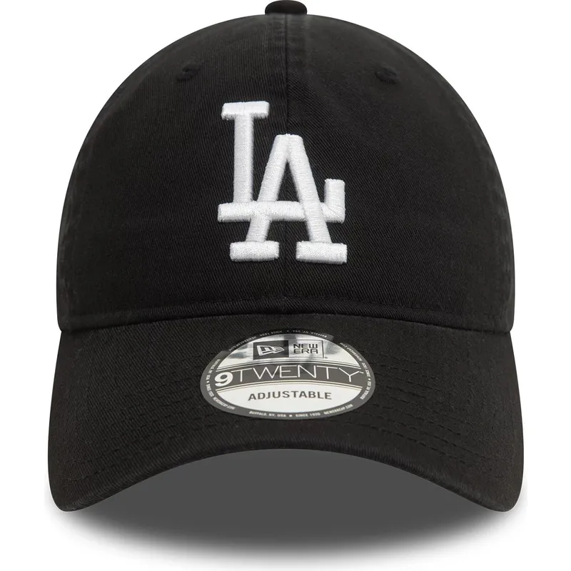 cepur-izliekta-melns-regulejams-9twenty-washed-no-los-angeles-dodgers-mlb-no-new-era
