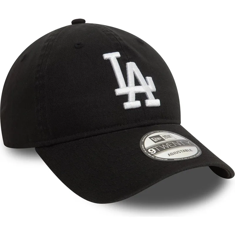 cepur-izliekta-melns-regulejams-9twenty-washed-no-los-angeles-dodgers-mlb-no-new-era