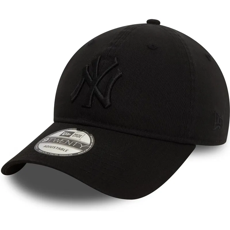cap-izliekta-black-adjustable-strap-9twenty-washed-no-new-york-yankees-mlb-no-new-era