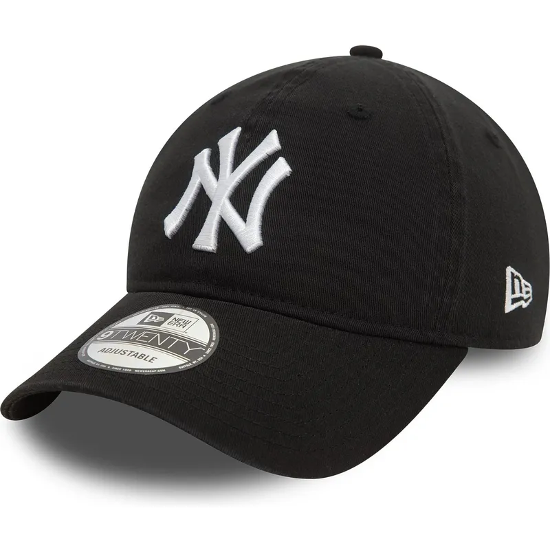 cap-izliekta-black-adjustable-strap-9twenty-washed-no-new-york-yankees-mlb-no-new-era