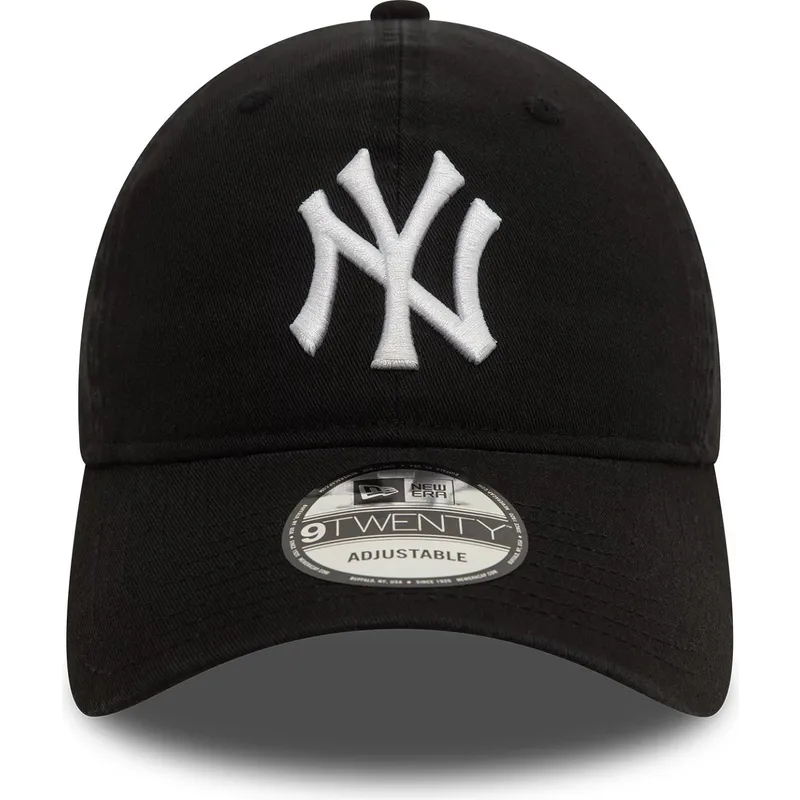 cap-izliekta-black-adjustable-strap-9twenty-washed-no-new-york-yankees-mlb-no-new-era