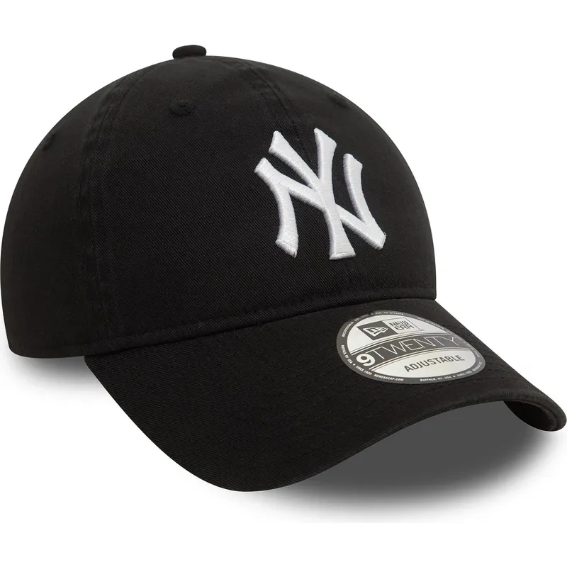cap-izliekta-black-adjustable-strap-9twenty-washed-no-new-york-yankees-mlb-no-new-era