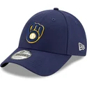cap-izliekta-navy-blue-adjustable-strap-9forty-the-league-no-milwaukee-brewers-mlb-no-new-era