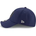 marineblaue-verstellbare-curved-cap-9forty-the-league-der-milwaukee-brewers-mlb-von-new-era
