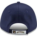 new-era-curved-brim-9forty-the-league-milwaukee-brewers-mlb-navy-blue-adjustable-cap