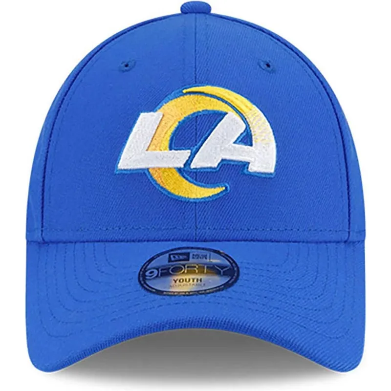 cepur-izliekta-zils-regulejama-lente-berniem-9forty-the-league-no-los-angeles-rams-nfl-no-new-era