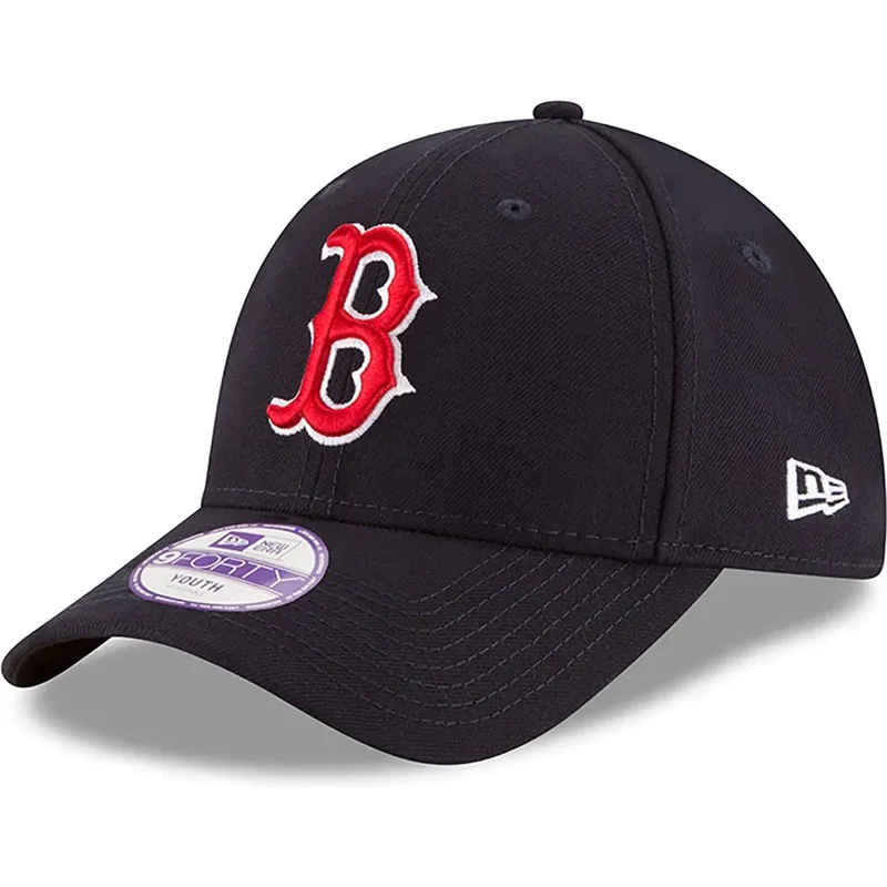 cepur-izliekta-tumsi-zils-regulejams-berniem-9forty-the-league-no-boston-red-sox-mlb-no-new-era