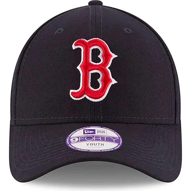 cepur-izliekta-tumsi-zils-regulejams-berniem-9forty-the-league-no-boston-red-sox-mlb-no-new-era