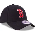 new-era-curved-brim-youth-9forty-the-league-boston-red-sox-mlb-navy-blue-adjustable-cap