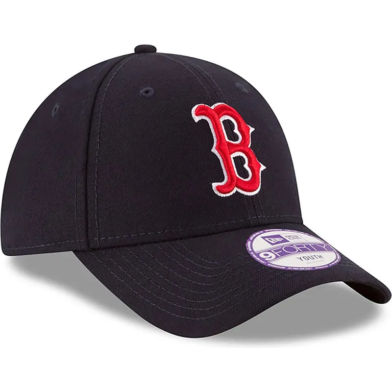 cepur-izliekta-tumsi-zils-regulejams-berniem-9forty-the-league-no-boston-red-sox-mlb-no-new-era
