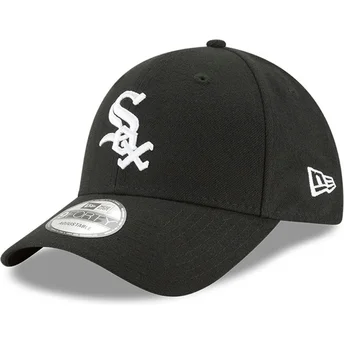 Verstellbare schwarze Curved-Cap für Kinder 9FORTY The League der Chicago White Sox MLB von New Era