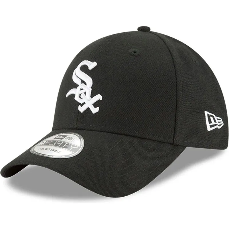 cepur-izliekta-melns-regulejams-berniem-9forty-the-league-no-chicago-white-sox-mlb-no-new-era