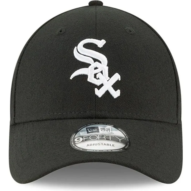 cepur-izliekta-melns-regulejams-berniem-9forty-the-league-no-chicago-white-sox-mlb-no-new-era