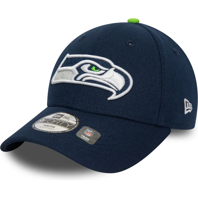 cepur-izliekta-tumsi-zils-regulejama-lente-berniem-9forty-the-league-no-seattle-seahawks-nfl-no-new-era
