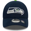 cap-izliekta-navy-blue-adjustable-strap-berniem-9forty-the-league-no-seattle-seahawks-nfl-no-new-era