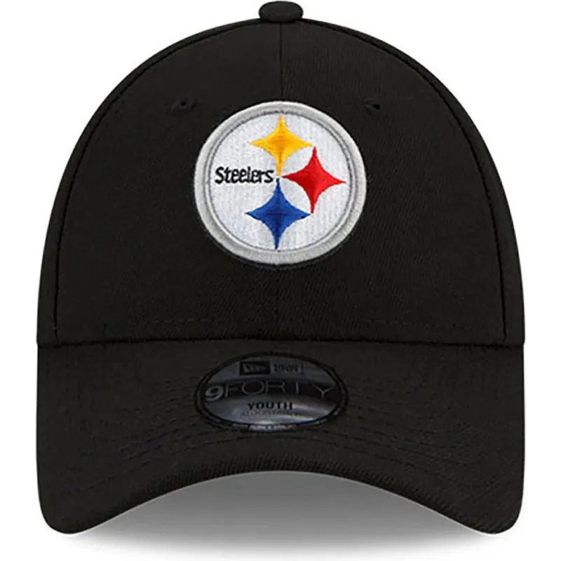 cap-izliekta-black-adjustable-strap-berniem-9forty-the-league-no-pittsburgh-steelers-nfl-no-new-era