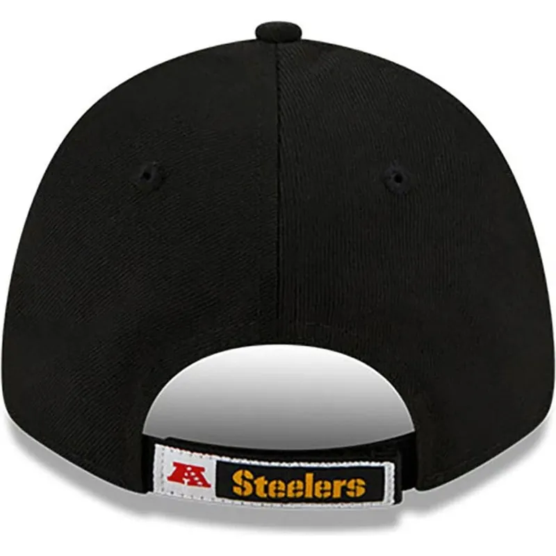 cap-izliekta-black-adjustable-strap-berniem-9forty-the-league-no-pittsburgh-steelers-nfl-no-new-era