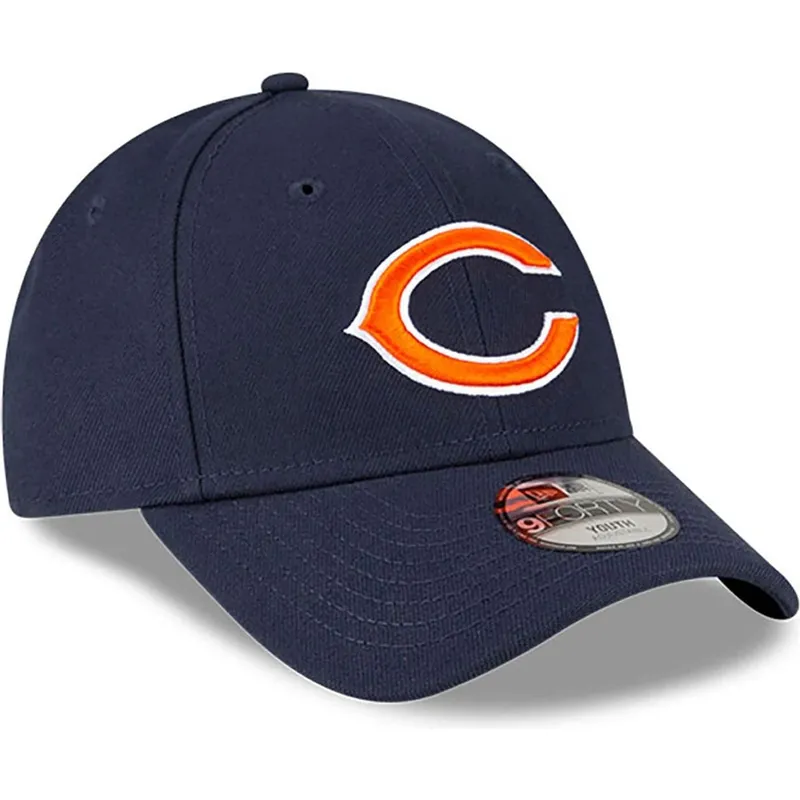 cap-izliekta-navy-blue-adjustable-strap-berniem-9forty-the-league-no-chicago-bears-nfl-no-new-era
