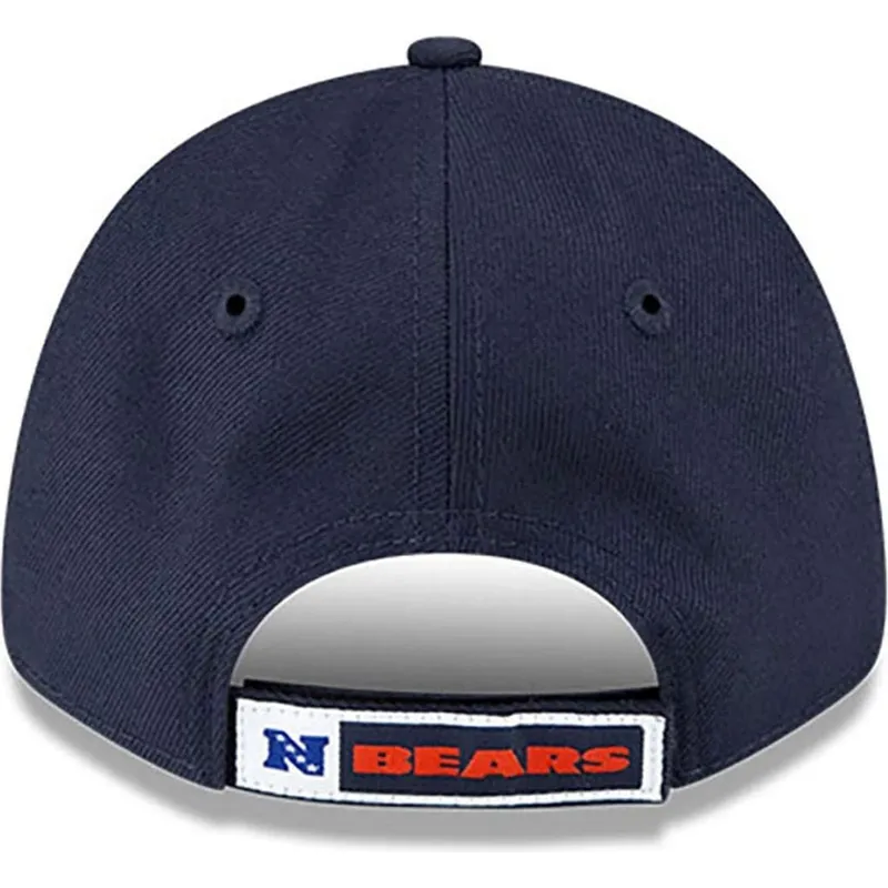 cap-izliekta-navy-blue-adjustable-strap-berniem-9forty-the-league-no-chicago-bears-nfl-no-new-era