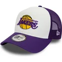 weisse-und-violette-trucker-kappe-a-frame-team-colour-der-los-angeles-lakers-nba-von-new-era