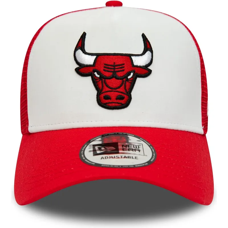 weisse-und-rote-trucker-kappe-a-frame-team-colour-der-chicago-bulls-nba-von-new-era