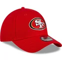 rote-verstellbare-9forty-the-league-team-colour-kappe-der-san-francisco-49ers-nfl-von-new-era