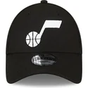 cap-izliekta-black-adjustable-strap-9forty-the-league-no-utah-jazz-nba-no-new-era