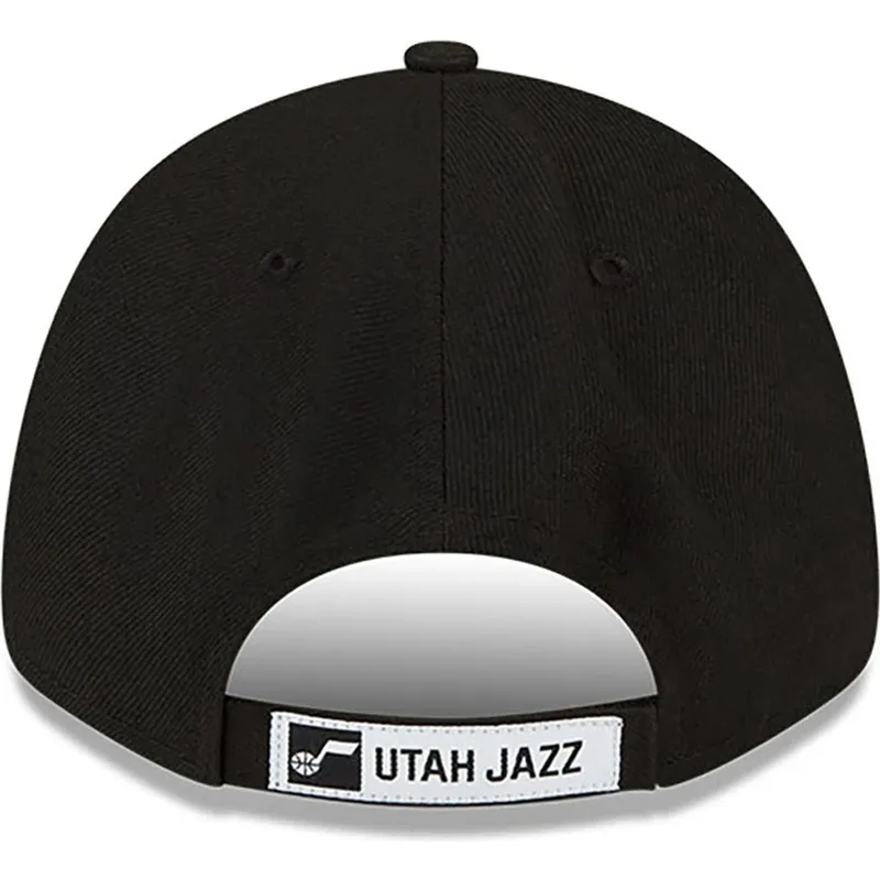 cap-izliekta-black-adjustable-strap-9forty-the-league-no-utah-jazz-nba-no-new-era