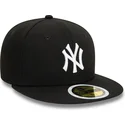 schwarze-flache-angepasste-kinderkappe-59fifty-der-new-york-yankees-mlb-von-new-era