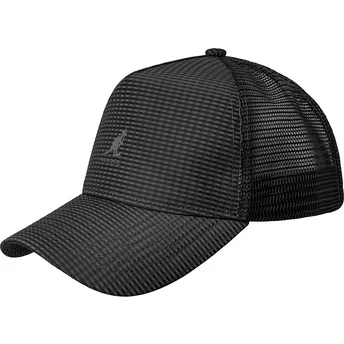 Μαύρο καπέλο trucker Seersucker Mesh Black της Kangol