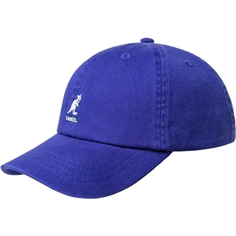 Regulowana niebieska czapka z zakrzywionym daszkiem Washed Baseball Starry Blue od Kangol